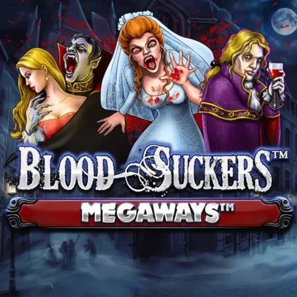 Blood Suckers Megaways logo – Slots by Red Tiger Gaming at Cazeus Casino