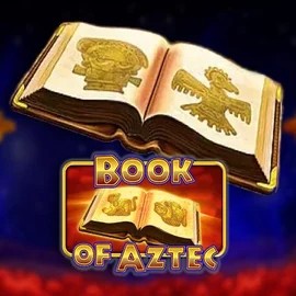 Book of Aztec logo by Amatic Industries at Cazeus Casino