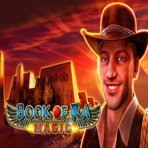 Book of Ra Magic slot visual from Greentube available on casinocazeuss.com