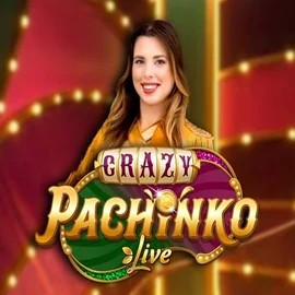 Live Casino logo of Crazy Pachinko from Evolution at Cazeus Casino