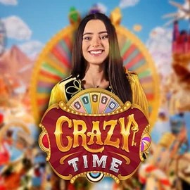 Enjoy Crazy Time by Evolution – logo hosted on casinocazeuss.com