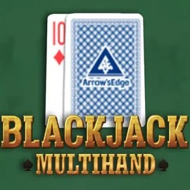 Multihand Blackjack online game logo by Pragmatic Play on casinocazeuss.com