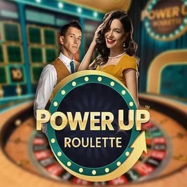 PowerUP Roulette slot visual from Pragmatic Play available on casinocazeuss.com